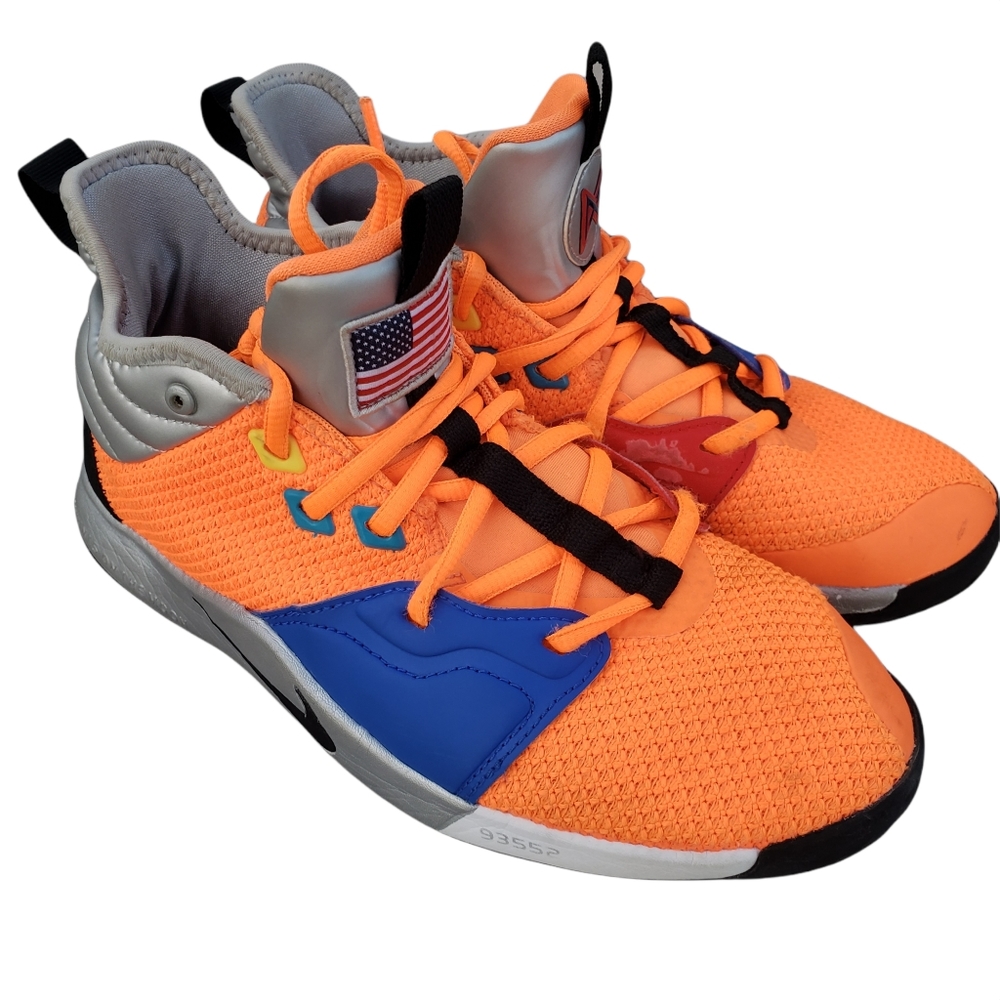 Sz 8.5 Women Nike PG 3 NASA Paul George Basketball
